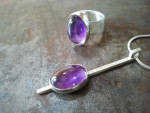 zilver met amethist
